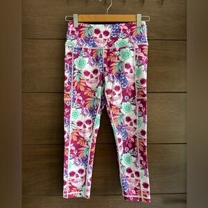 Constantly Varied Gear Tropiskulls Capri Leggings XS